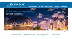 Desktop Screenshot of grantparkfunds.com